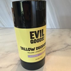 Evil Goods Lavender Tallow Deodorant New