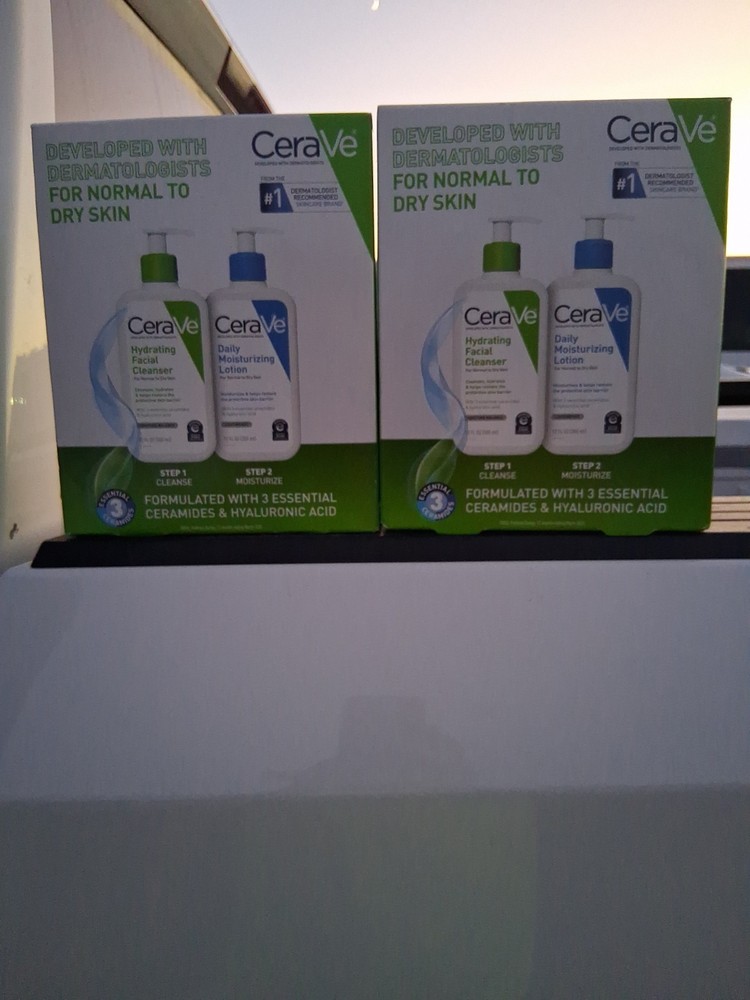 Cerave Facial Cleanser And Facial Moisturizing 120z