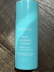New 3 Oz Dermala Best Cleanse Forever AM/PM Cleanser For Normal/Combination Skin