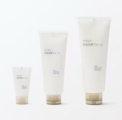 MUJI Face Wash Trial Set 3 Types Normal Scrub Moisture Japan