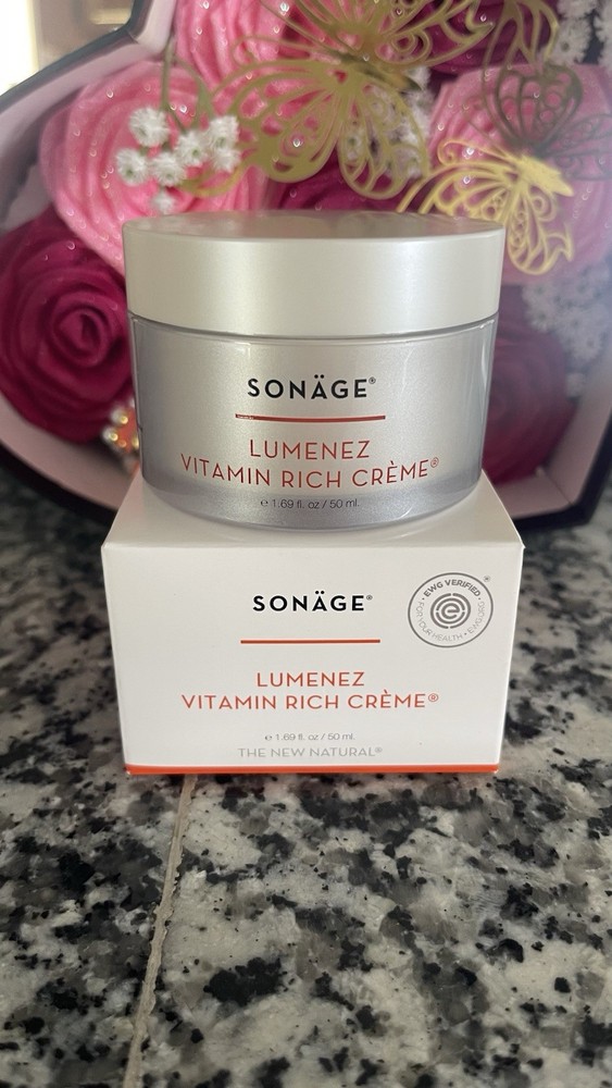 Sonage Lumenez Vitamin Rich Creme NEW in Box Full Size (50 ml.) Retail 58.