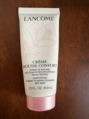 Lancôme Crème Mousse Confort Creamy Foaming Cleanser Travel 2 oz NEW