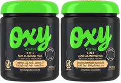 Oxy Maximum Action 3-In-1 Treatment Pads, 90 Count, 90 Count (Pack of 2)