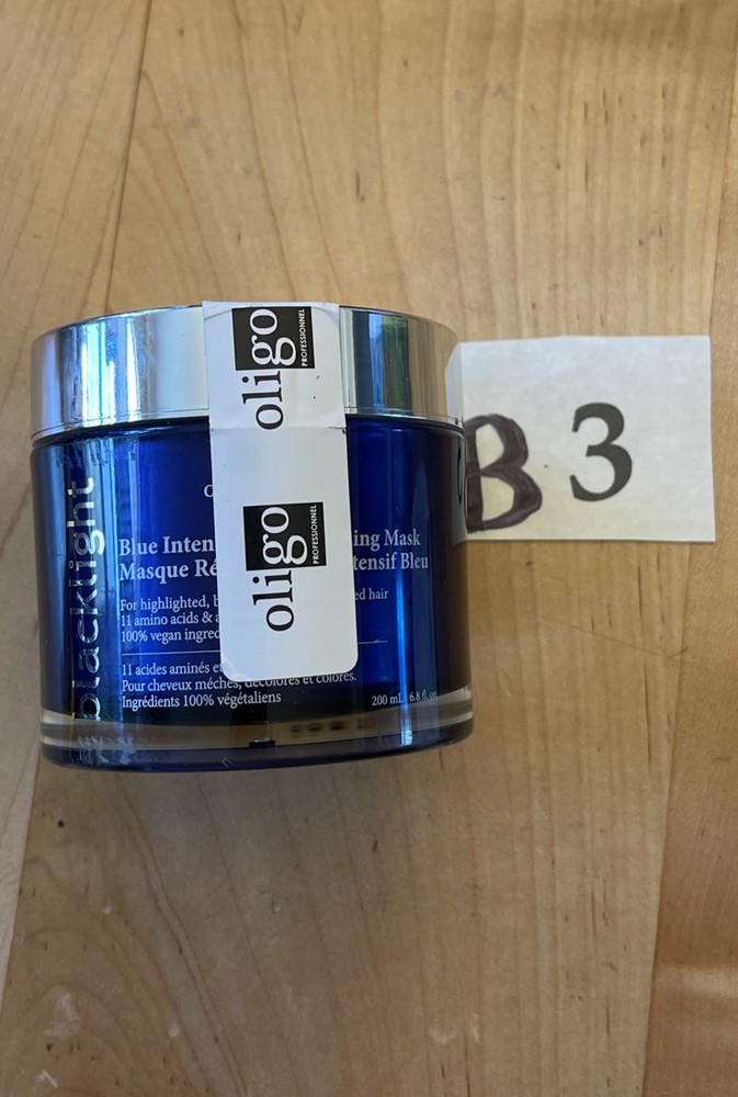 Oligo blacklight Blue Intensive Replenishing Hair Mask 200ml/6.8oz NEW