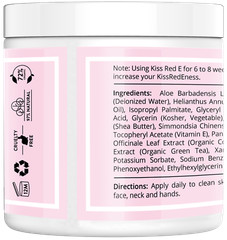 Anti Aging Organic Body Cream. Anti Wrinkle Moisturizer for Face, Hands, Neck
