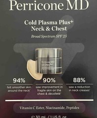 Perricone MD SPF 25 Cold Plasma Plus Neck & Chest 1 Oz New