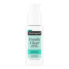 Neutrogena Evenly Clear Acne Gel Moisturizer 1.7 Ounce (Pack of 1), Off White