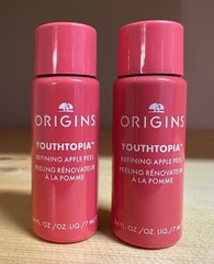 Lot of 2 Origins Youthtopia Refining Apple Peel – 7 ml / 0.24 fl oz ea Travel Sz