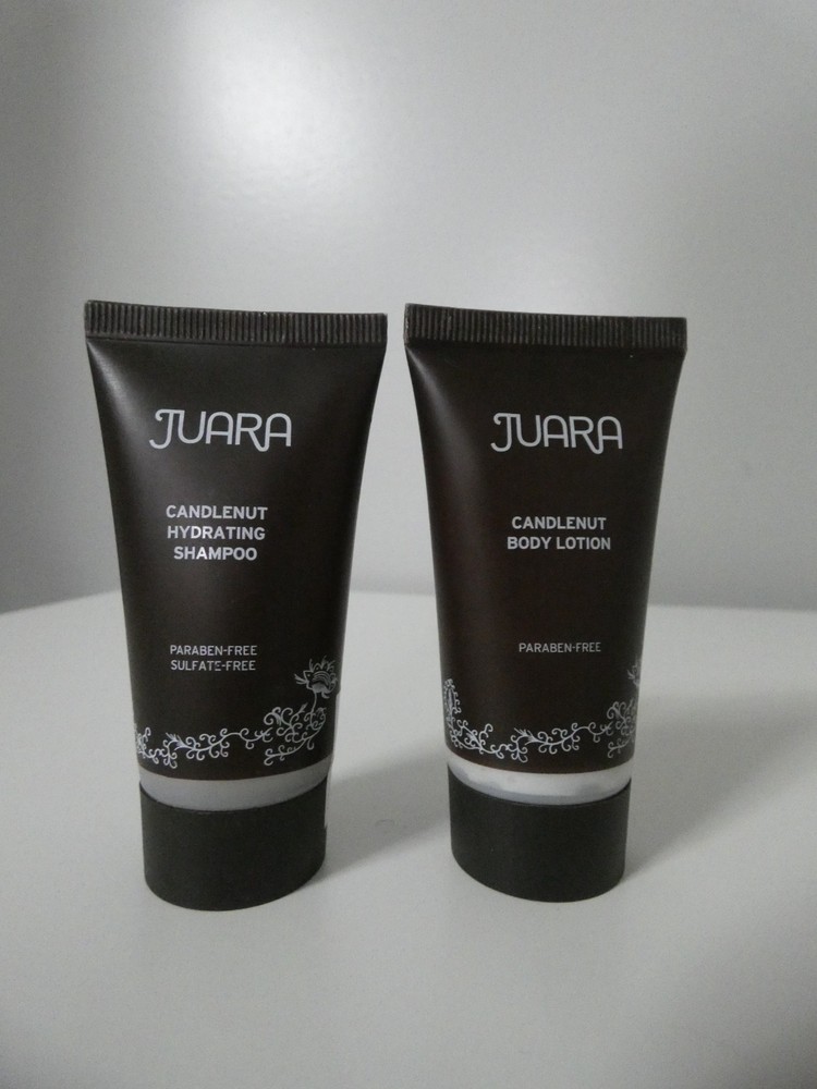 Juara Candlenut Travel Shampoo & Body Lotion 1.01 fl oz 30 ml New Sealed