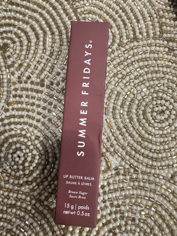 Summer Friday Lip Butter Balm Sugar Brown 15g