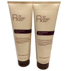 Rx for Brown Skin Daily Brightening Cleanser (2) 5oz. Tubes