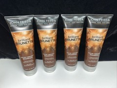 4 PACK–John Frieda BRILLIANT BRUNETTE Color Vibrancy SHAMPOO 8.45 fl oz