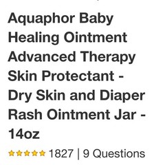 2 X Aquaphor Healing Ointment Advanced Therapy Skin Protectant 14 Oz Exp 10/26.