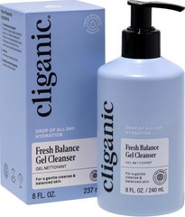 Cliganic Hydrating Facial Gel Cleanser with Triple 8 Fl Oz (Pack of 1)