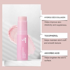 Pink PLIMPING COLLAGEN MULTI BALM Collagen Volume Multi Balm 10g K-Beauty
