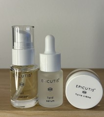Epicutis Sample Sachet Pack: Oil Cleanser 15ml Lipid Serum 10ml Hyvia Creme 5ml