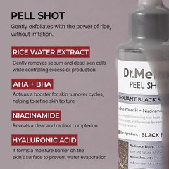 Dr. Melaxin Peel Shot Exfoliant Black Rice Ampoule 2.7oz