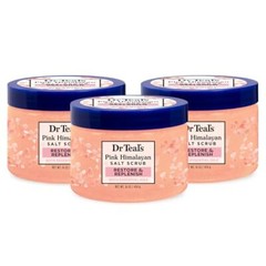 Dr Teal&rsquo;s 16oz Pink Himalayan Salt Exfoliating Body Scrub Pack of 3