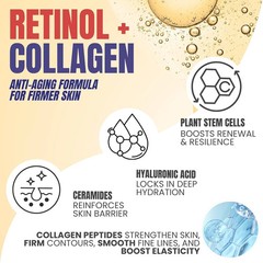 Alozera Skin Firming Retinol Collagen Body Lotion with Stem Cells for Aging Skin
