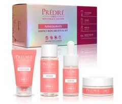 Prédiré Paris Pomegranate Travel Size Set Cleanser Toner Serum Moisturizer
