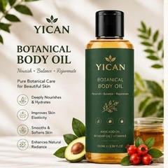 YiCan Anti-Aging Body Oil, Oil Skin Tightening, 100% Plant-Based Formula – 100ml