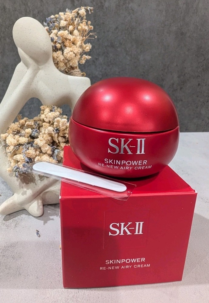 SK-II SKINPOWER Re-new Airy Cream 80g 90% PITERA NEW PACKAGING $255 EXP 04/2028