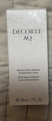 DECORTE AQ Brightening Lotion 1.7oz/50ml x2 Absolute Glow-Radiant New Japan Set