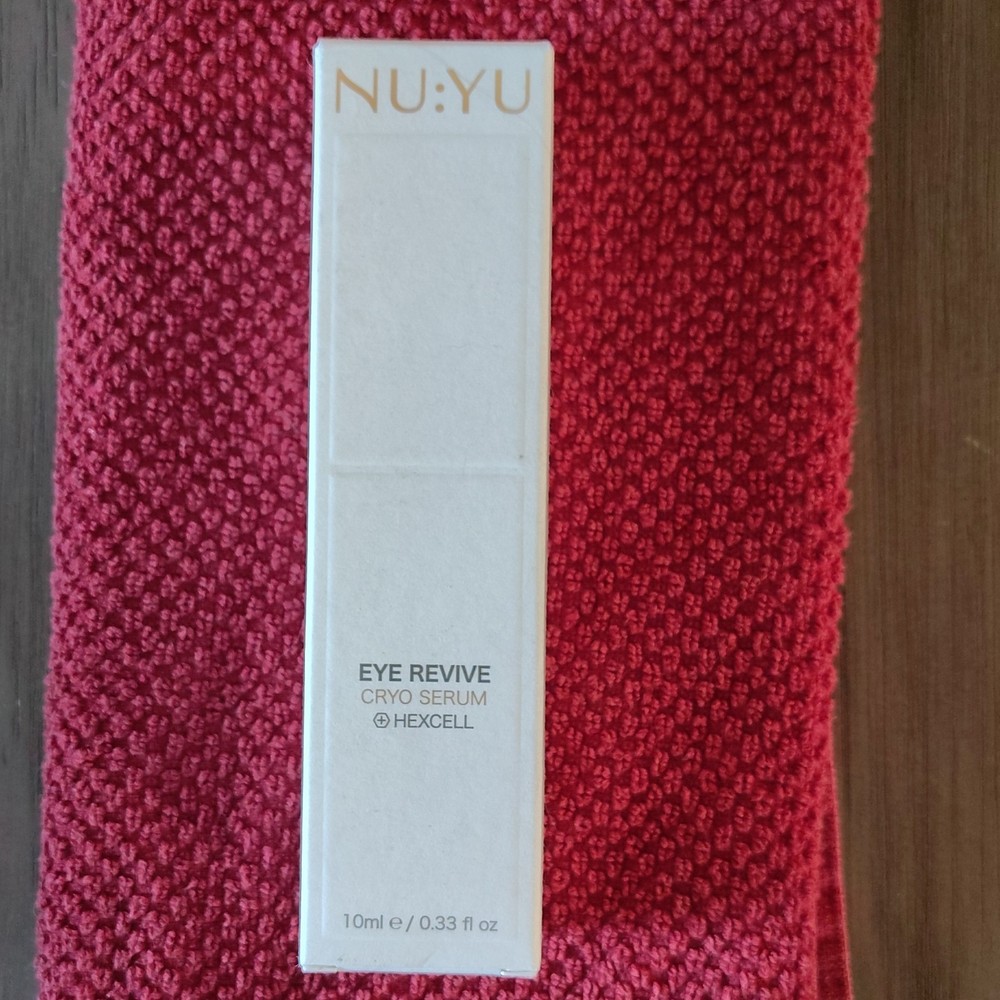 Under Eye Cooling Depuffing Serum w/ Applicator Menthol Glycerin Camellia