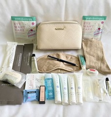 25 Piece Travel Toiletry Kit Gift Set Hair Face Body Care TSA Approved FREE GIFT