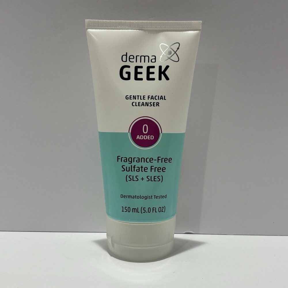 Derma Geek Facial Cleanser Fragrance Free Sulfate Free New Sealed 5 Oz