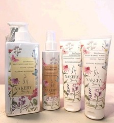 Nakery Beauty SkinRestore + SkinToning 4 Piece Set Blushing Blossoms SEALED