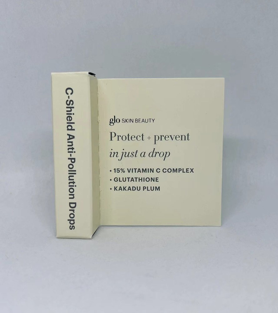 5 X Glo Skin Beauty C-Shield Anti-Pollution Drops TRAVEL SIZE 0.21 fl oz/ 6.5mL