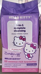 The Creme Shop x Hello Kitty 3-In-1 Cleansing Towelettes Salicylic Acid Limited