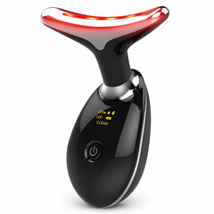 LED Face Neck Massager Skin Tightening Anti Wrinkle Double Chin Device