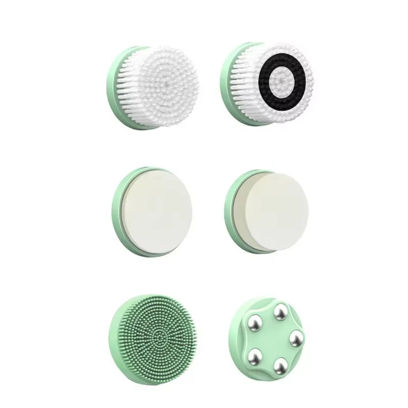 IPX6 Waterproof Electric Cleansing Brush 6 In1 Sonic Rotating Deep Cleansing Bru