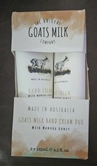 The Natural GOATS MILK Company Hand Cream Duo Manuka Honey 2 Pack ~ 4.22 oz each