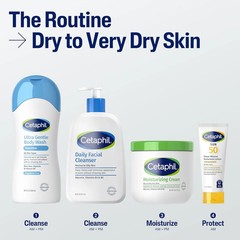 Cetaphil Face & Body Moisturizer, Hydrating Moisturizing Cream for Dry to Very D