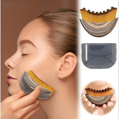 Buy 1 Get 1 Free Lymphatic Contour Face Brush & Gua Sha Massage Tool 2Pcs