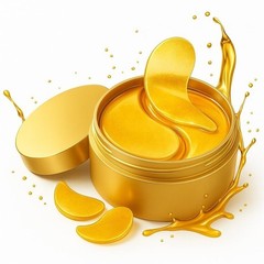 24K Gold Under Eye Patches 60PCS Mask for Dark Circles & Puffiness & Wrinkles