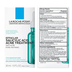 La Roche-Posay Effaclar Salicylic Acid Acne care treatment 1.0 floz-Anti-Aging