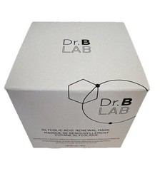 Dr.B Lab Glycolic Acid Renewal Mask 1oz Full Size Face Mask Rejuvenating NIB