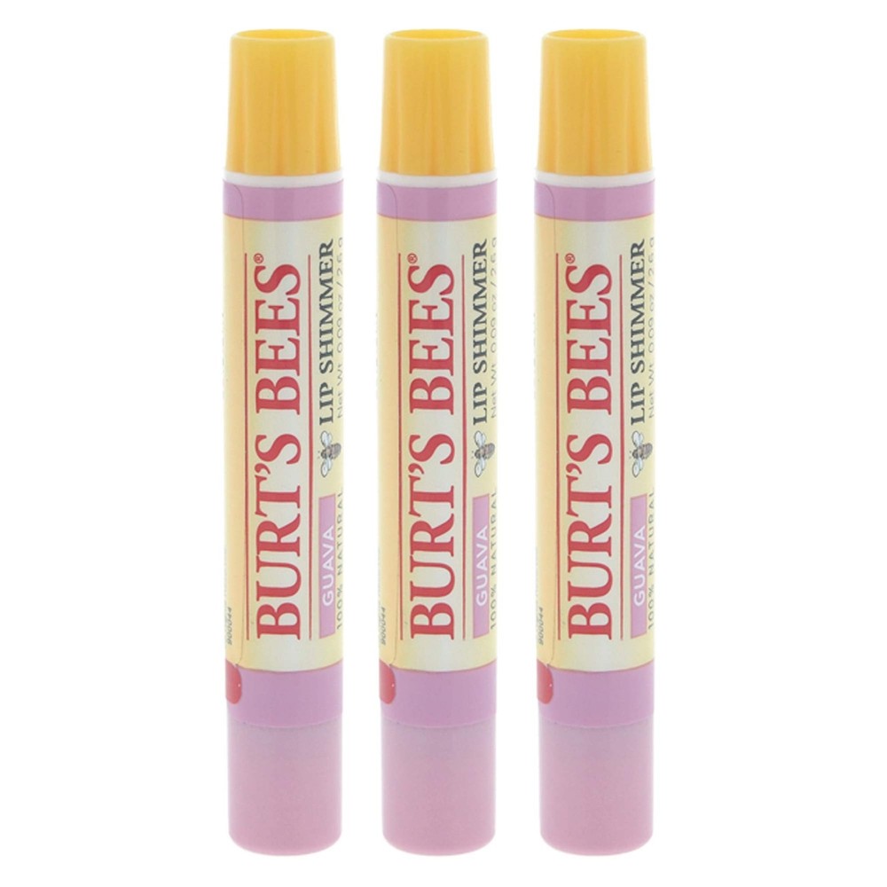 Lip Shimmer, 100% Natural Moisturizing, with Peppermint Oil, Guava, 0.09 Oz -…