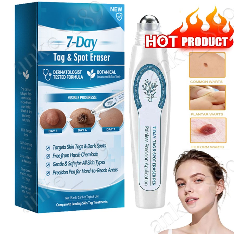 Tag & Spot Eraser Mole Skin Tags Removal Tool Eraser Pen Painless Long-Lasting🔥