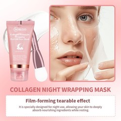 Sokgo Collagen Overnight Wrapping Mask, 2.53 Fl Oz (Pack of 1), 1PCS