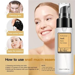 Luxurious Snail Mucin Serum – Ultimate Hydration for All Skin Types – 3.38 Fl Oz