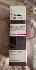 Dr. Melaxin Peel Skin Face Shot Exfoliant Black Rice Ampoule 2.7 fl oz Exp 2028