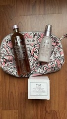 Fresh Beauty Rose Face Care Bundle With Pouch NEW