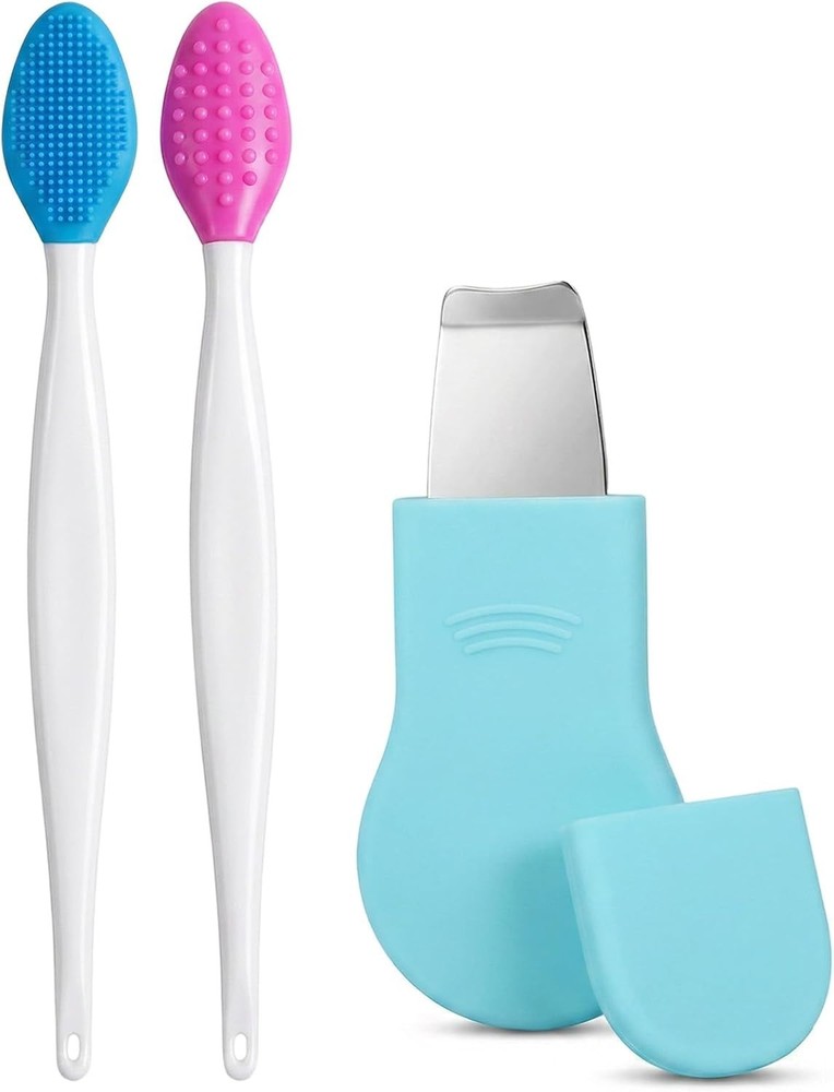 Silicone Nose Blackhead Remover Tool Set,Blackhead Scraper Tool,2Pcs Pore Cle…