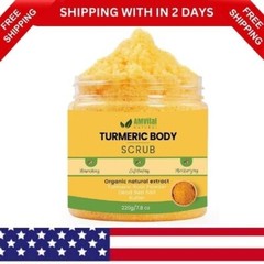 Turmeric Body Scrub – Handmade Natural Scrub For Body, Face, Hand, and Foot – Na