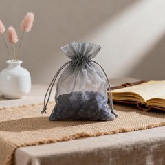 YHJZ 100PCS Organza Bags, 4×6 inches (10x15cm) Small Mesh Bags Drawstring, Si…